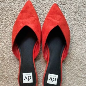 Dolce Vida Mules Ferrari Red